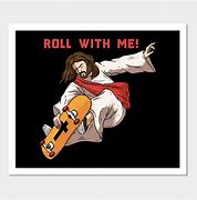 Image result for Jesus Skateboarding T Pose Meme