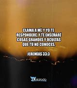 Image result for Jeremias 33 3