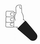 Image result for Hand Facing Down Clip Art