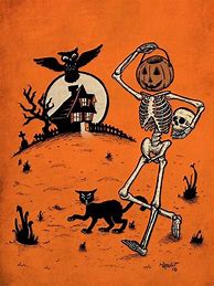 Image result for Old-Fashioned Halloween Postcards