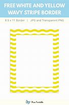 Image result for Yellow Printable Wavy Border