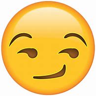 Image result for Smirk Emoji Transparent