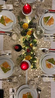 Image result for Christmas Eve Table Setting