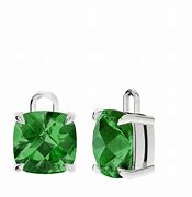 Image result for Avon Sterling Silver Emerald Earrings