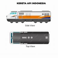 Image result for Kereta API Indonesia Vector