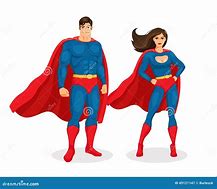 Image result for Superman and Woman Clip Art