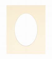 Image result for Oval Insert Mat for 5X7 Frame