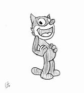 Image result for How to Draw Felix the Cat Head