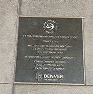 Image result for Denver Airport Time Capsule