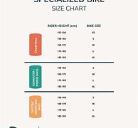 Image result for Specialized Bike Frame Size Chart