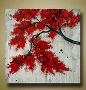 Image result for Red Tree Painting