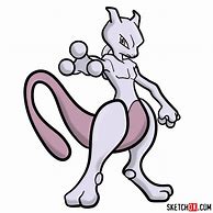 Image result for How to Draw Mewtwo