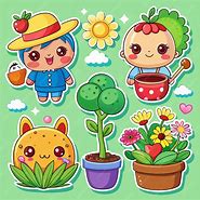 Image result for Cute Cartoon Garden