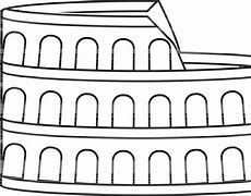 Image result for Colosseum Drawing Outline