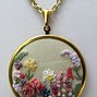 Image result for Monochrome Embroidery Flowers