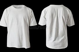 Image result for White Mock Up Shirt Front and Back