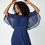 Image result for Cape Chiffon Midi Dress