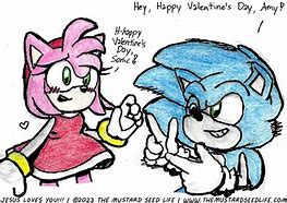 Image result for Amy Rose X Sonic Fan Art