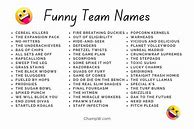 Image result for Funny Project Team Names