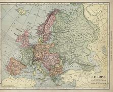 Image result for Old World Map of Europe