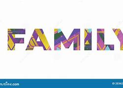 Image result for Happy Family Word Art