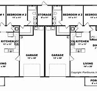 Image result for 2 Bedroom Home Plans with Garage