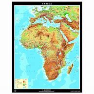 Image result for Detailed Physical Africa Map