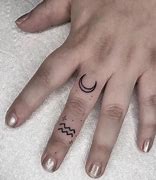 Image result for Aquarius Finger Tattoo