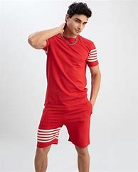 Image result for Shirt Red Man Short