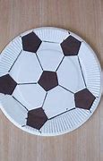 Image result for Paper Plate Soccer Ball Craft