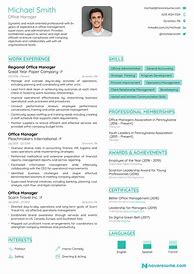 Image result for Manager CV Template