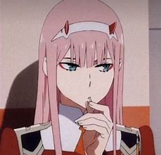 Image result for Drawing of Zero Two PFP