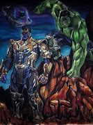 Image result for Hulk vs Thanos Drawing Pictures