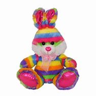 Image result for rainbow rabbit plush