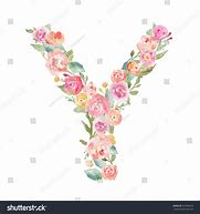 Image result for Flower Alphabet Clip Art Letter Y