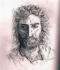 Image result for Jesus Laughing Pencil Drawings