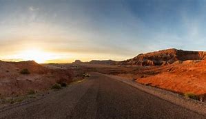 Image result for Desert Road Sunrise