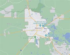 Image result for Beaumont TX On Us Map