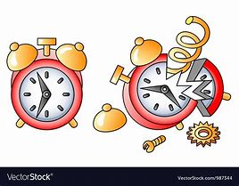 Image result for Broken Clock Cartoon