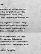 Image result for Example of a Elegy Poem