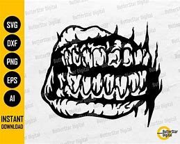 Image result for Monster Mouth SVG