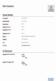 Image result for CV NASIL Yazılır