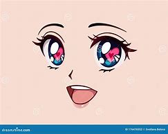 Image result for Happy Holding Face Anime