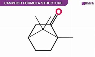 Image result for Camphor Condensed Structural Formula