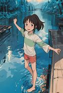 Image result for Spirited Away Chihiro Running