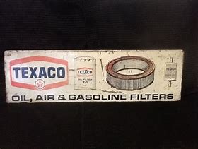 Image result for Texaco Tin Signs