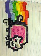 Image result for Draw Nyan Cat