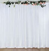 Image result for White Curtain Backdrop