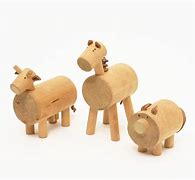 Image result for Wooden Jungle Animals