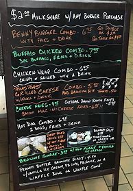 Image result for Ben's Fresh Menu